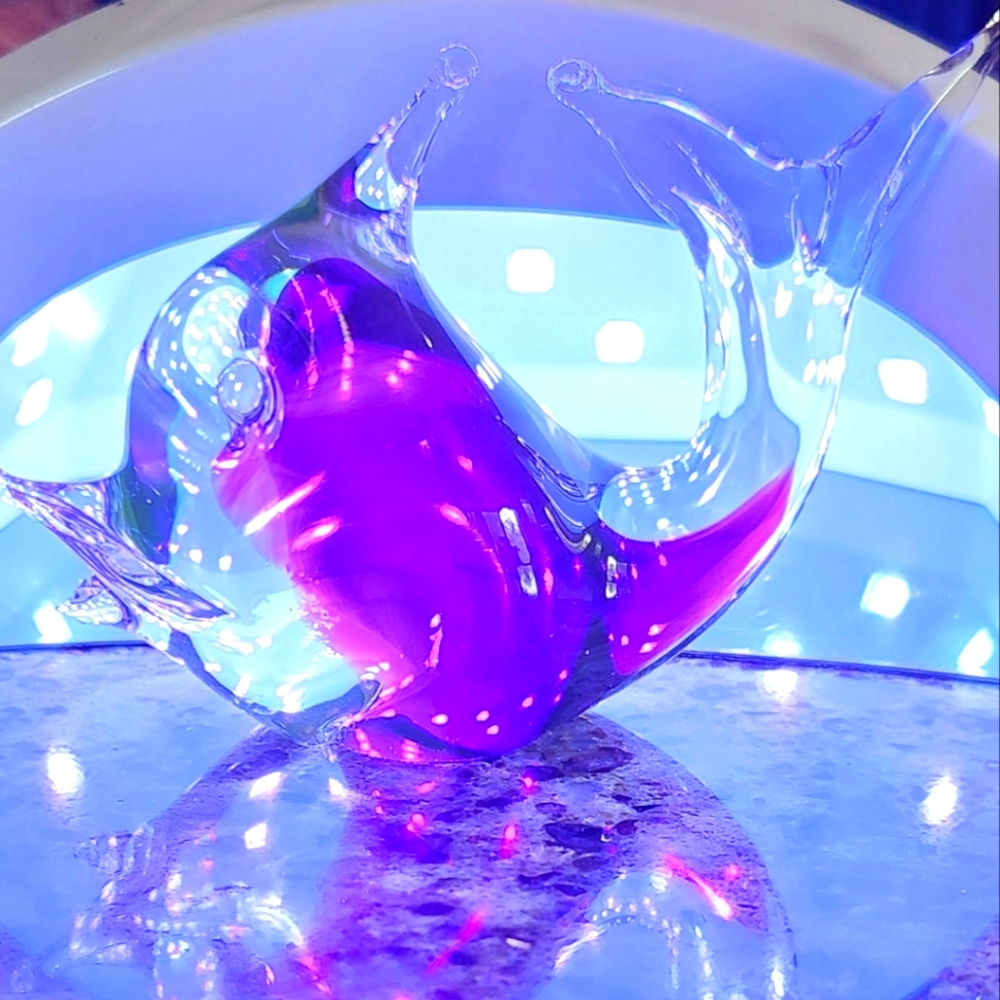 Vintage Art Glass Fish